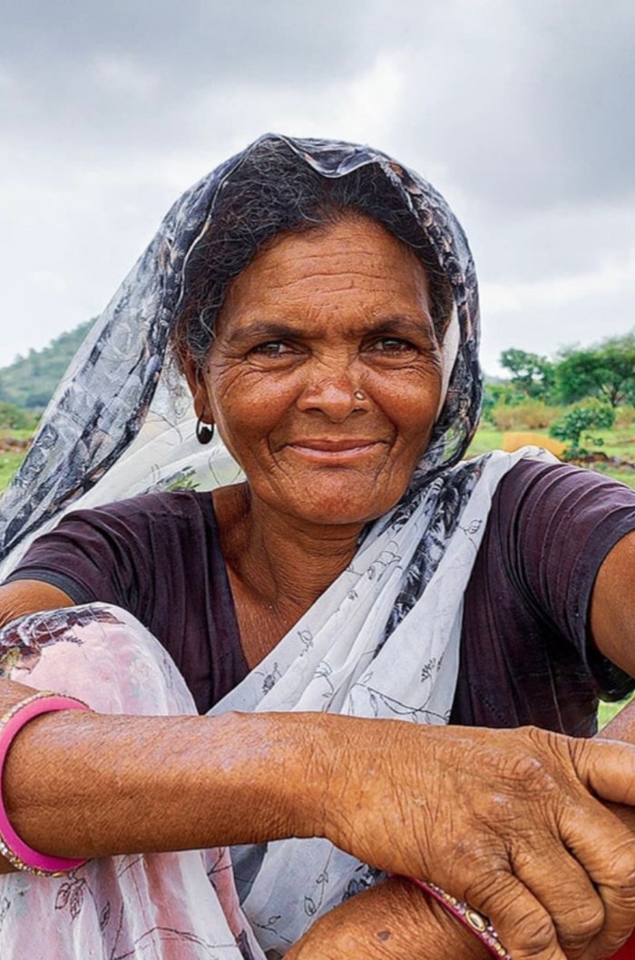 Portrait of an elderly woman, part of Pragati's personal photography