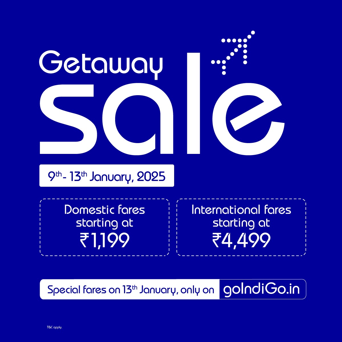 Getaway Sale creative