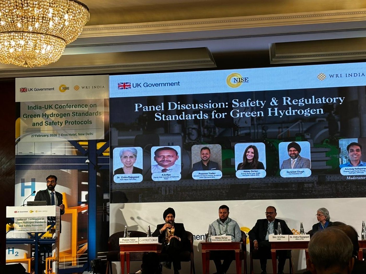 ICF-moderated panel discussion on Safety and Regulatory Standards for Green Hydrogen at the India-UK Conference